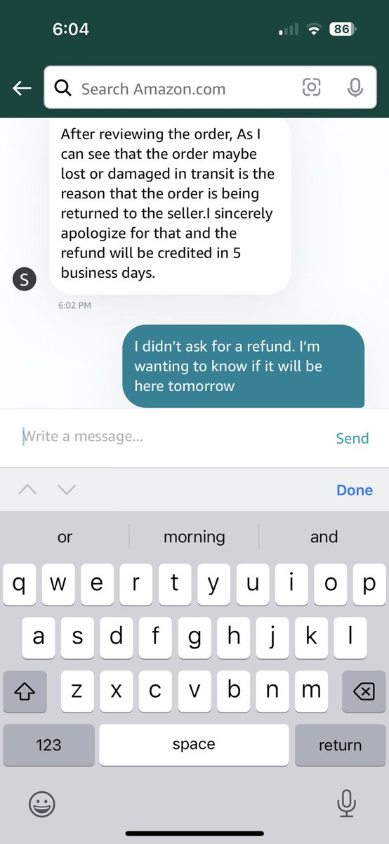 TwistedKittenB's tweet photo. This is customer service sucks. @amazon 
#amazon https://t.co/VcIfPiNtez