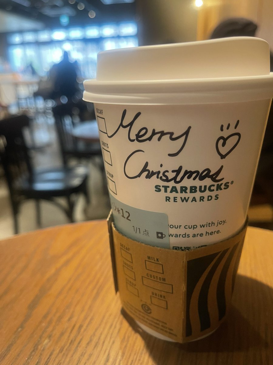 世間一般ではクリスマスだしゆっくりしたい気持ちもありますが、「あの時頑張ってて良かった」と3年後に思えるように、今日もカフェで積み重ねます。

Merry Christmas🎄