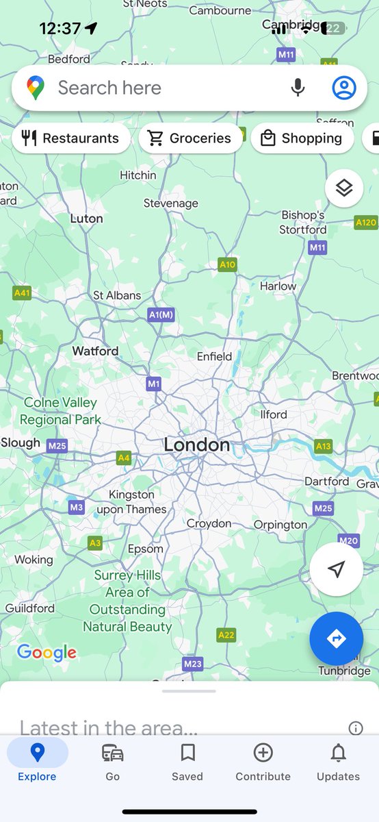 @patrickc @Noahpinion The OSMaps app (subscription required, UK only) doesn’t do too bad a job of this at some zoom levels. Even Apple Maps has more detail than Google Maps, which is very bare indeed.