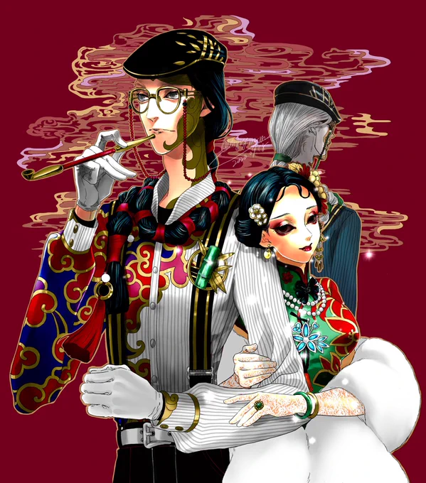 1月(無常/梅) 2月(無常美智/旧正月) 3月(魔女美智漁師/) 4月(蝋人形/桜)