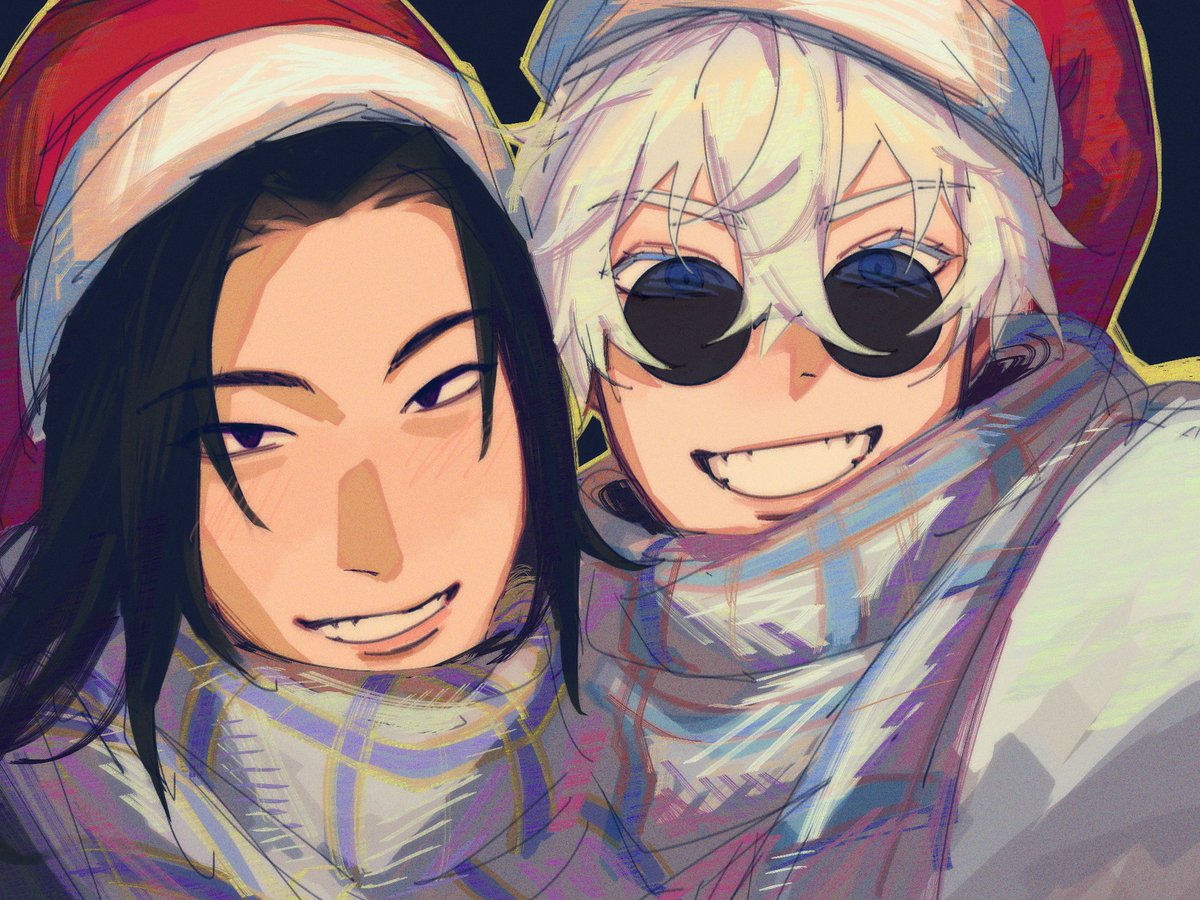 seas1uggu_'s tweet photo. actually they're alive and happy during dec 24 ☝️🤓 #夏五 #satosugu #stsg https://t.co/iPHKtLk3bQ