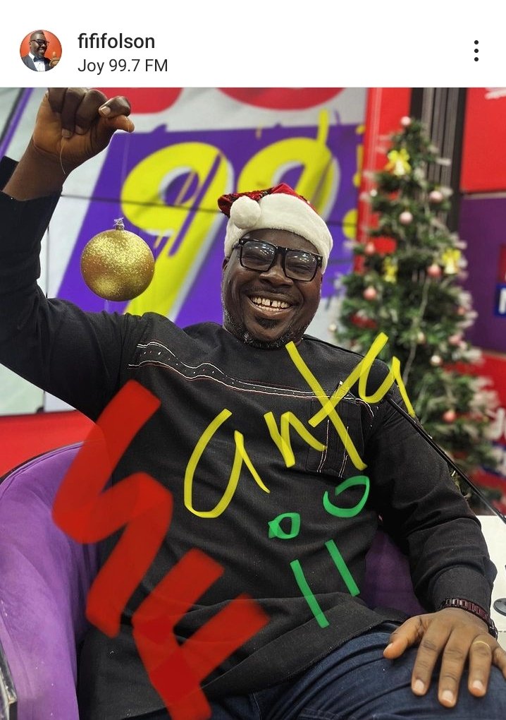 fififolson's tweet photo. #Yep
#SantaFii is seated and ready to serve you with the best content for today on #ReasonIsJesus
It’s the Eve of Christmas but I have made it The #CHRISTMAS_DAY edition by force.🥰
#stay tuned in and let’s share the cheer..
on @joy997fm from now till #10am
Where my #GIFT dey? https://t.co/G555C1jnE6