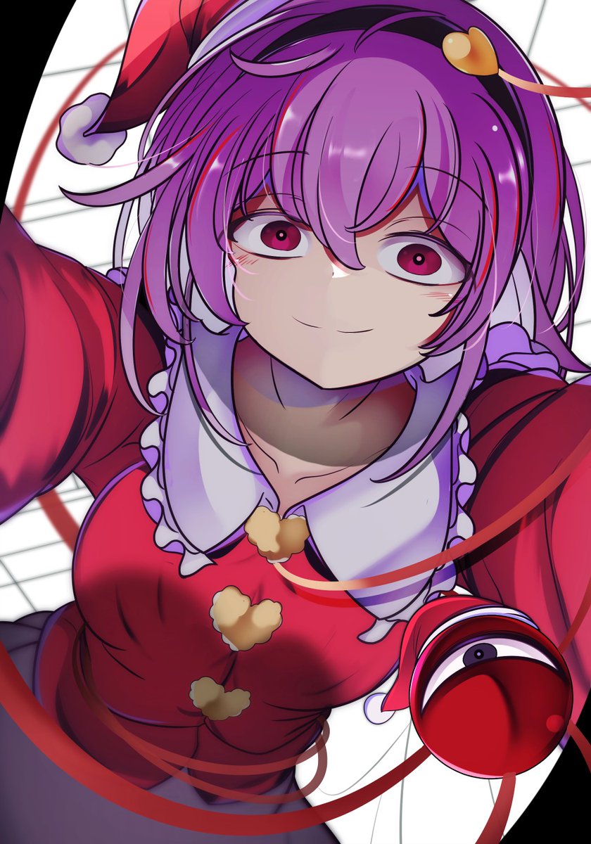 サンタの格好でやって来たさとり様🎄 #東方Project