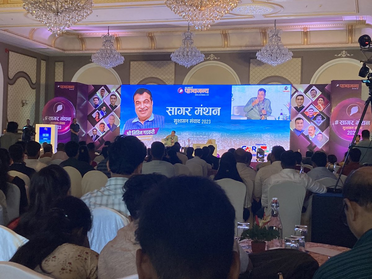 Bjym4margao's tweet photo. An energising and motivating session with @nitin_gadkari ji at Sagar Manthan today. Our Yuva Morcha proud to be a part of the sishasan Samvad 2023 
@abhishekkakodk1 @DNarvenkar @akshay_parker @deeppudaa @VedantMalkarne1 https://t.co/jRBilh9uCO