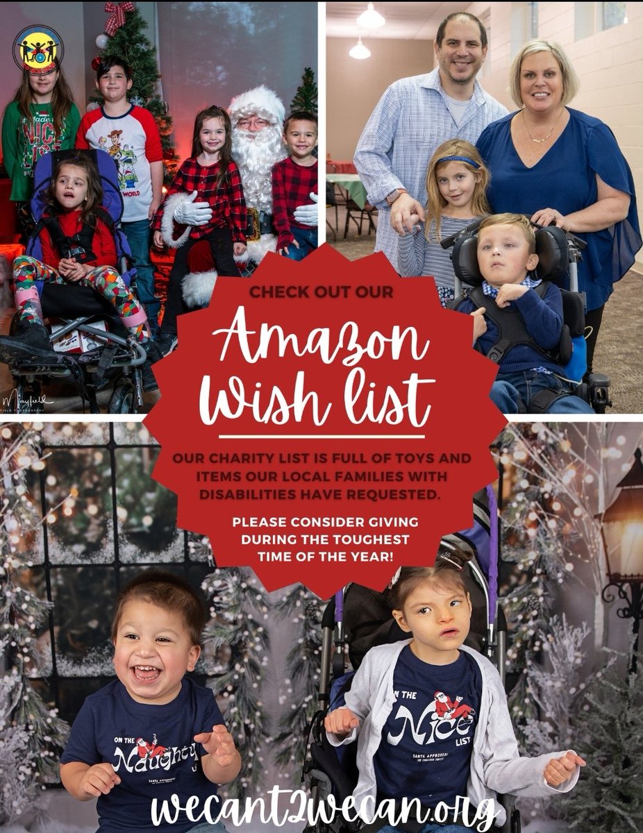 @marcuslemonis I'm not asking for me but I'd like to share if you could help these disabilities families @WeCant2WeCan help have a special week... thank you #christmaswithmarcus #MerryChristmas 🎄