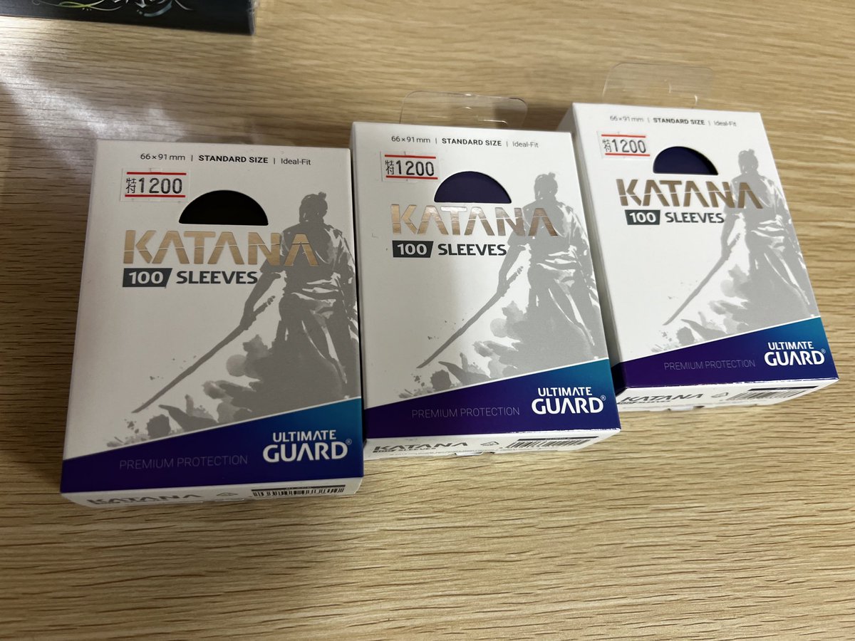 CSユーザー御用達のKATANAスリーブも少数限定特価となります❗️

消耗品は安い時に買っておきましょう🖐️