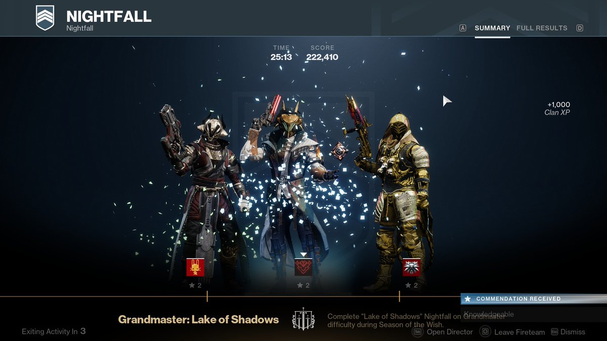 Bot_Killer02's tweet photo. First GM Nightfall of the season :') https://t.co/c29VQlEMHJ