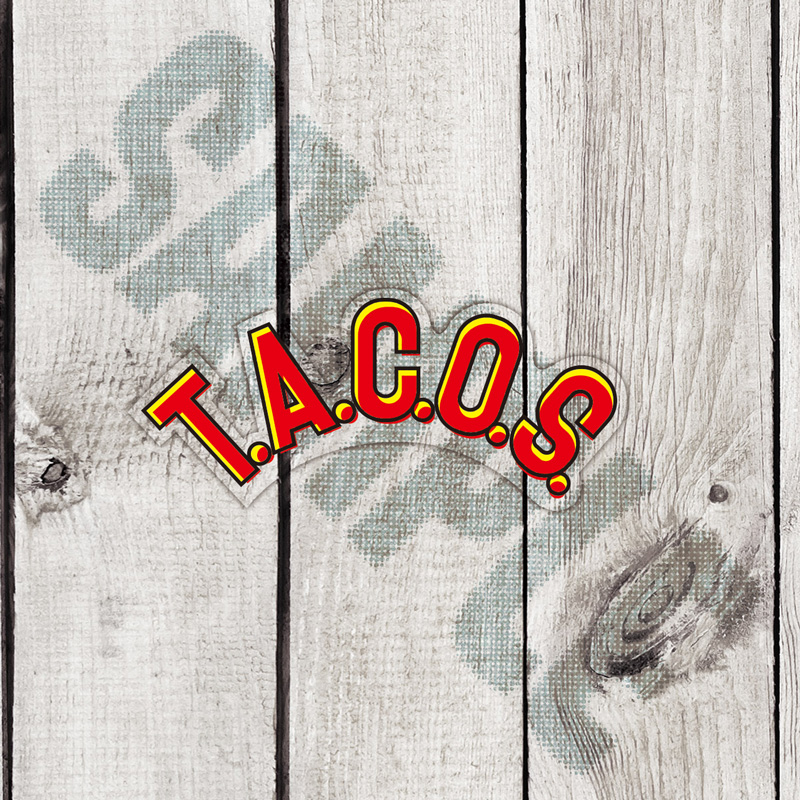 T.A.C.O.S.の新商品できましたー。
なんやかや7種類も……
1)Junk Food #1 (Burger)ステッカー
2)T.A.C.O.S. ロゴ(ラウンド)
3)T.A.C.O.S. ロゴ(スクエア)
4)T.A.C.O.S. アクリルキーホルダー

https://t.co/2q9ip8B6ht 