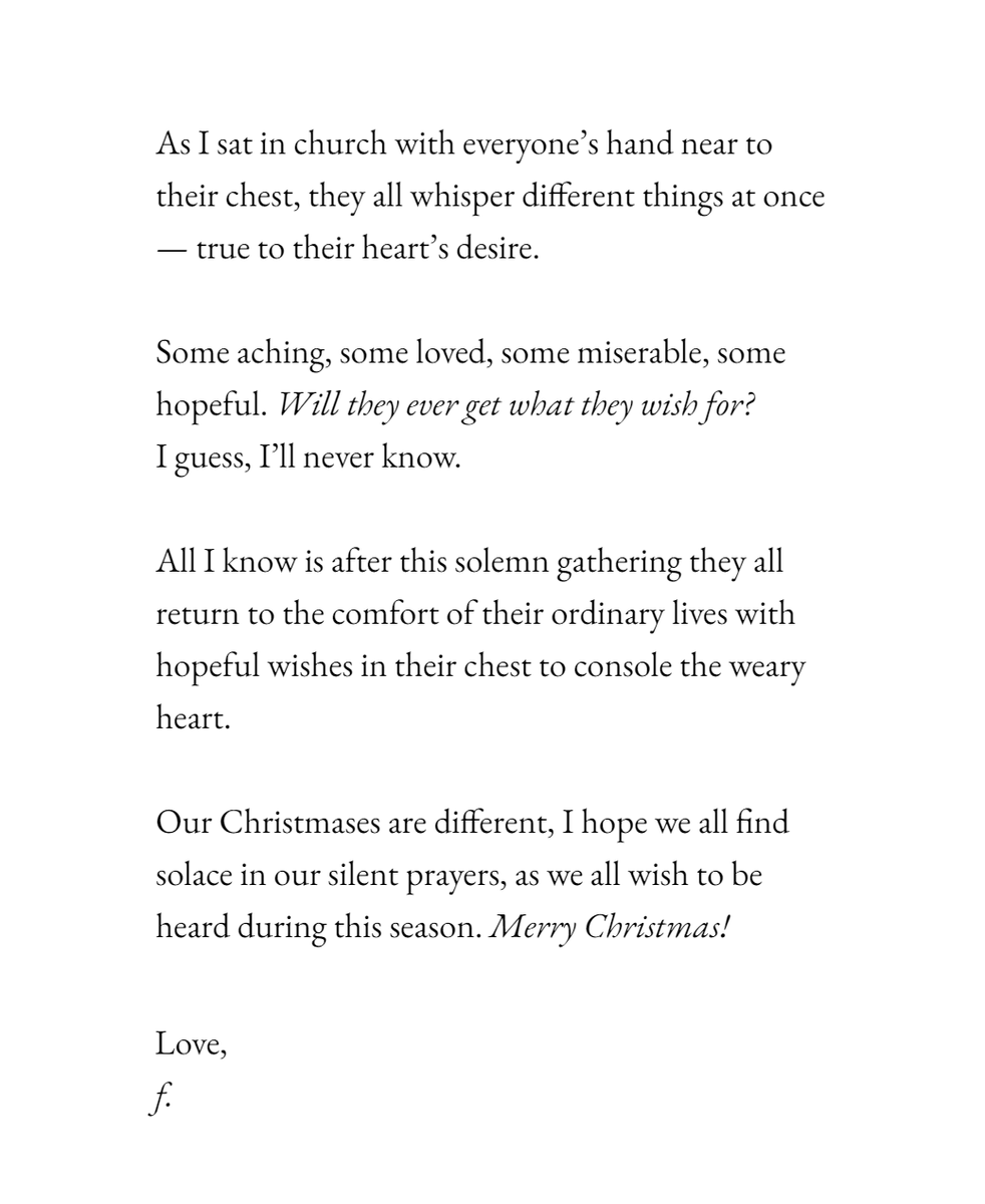 monowrites's tweet photo. not everyone will be "merry" this christmas, it can be very difficult for some people. i hope this season we are heard during the silent moments of our life 🤍 https://t.co/TbL0jDBstt
