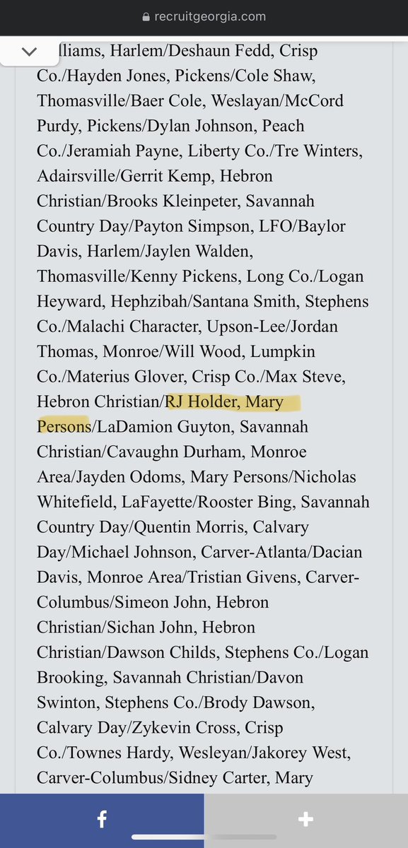 Blessed to receive Honorable Mention All state
<a href="/RecruitGeorgia/">Recruit Georgia</a> <a href="/CoachDuude/">Coach Dude</a> <a href="/CoachDavis_t/">Tevin Davis</a>