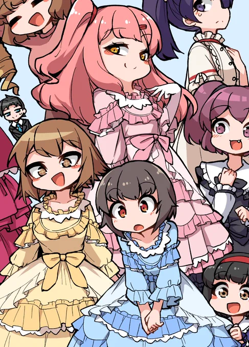 冬コミお品書きです。  KADOKAWA版の書籍化が実質新刊です!  記念の描きおろしクリアファイルを作りましたフリル量がやばい。 また先着でお礼のポストカードを無料配布します。 [2日目 西1ホール ふ-38a 安全地帯]にて よろしくお願いします!  #C103お品書き
