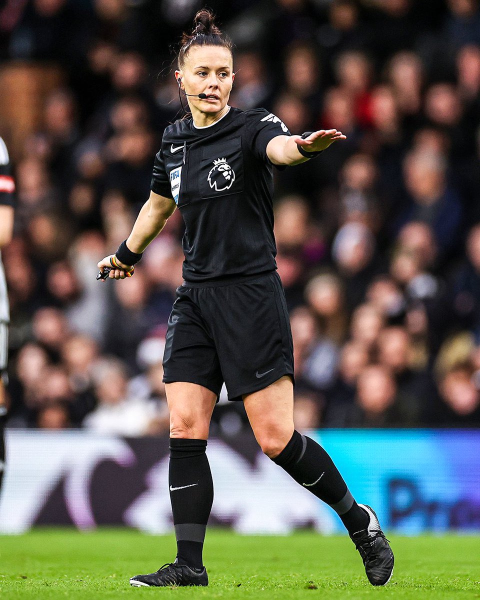 HerGameTooUSA's tweet photo. December 23, 2023 - Another historical day in football - Rebecca Welsh is the first female referee to officiate a @premierleague fixture! Well done Rebecca! #HerGameToo #Trailblazer #historymaker https://t.co/yAqeJTRUJy