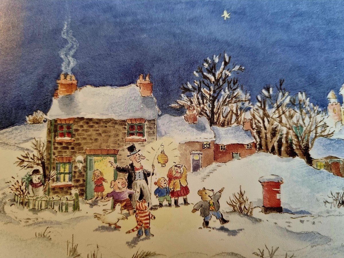 LAJwriter's tweet image. From my #ChristmasLibrary, #1 of this year&apos;s #Top10: Janet &amp;amp; Allan Ahlberg&apos;s enchanting #TheJollyChristmasPostman. The illustrations evoke my childhood. The text, like good #Panto, works for both kids &amp;amp; adults. And the pull-outs &amp;amp; puzzles are magical. More images to come... 1/2