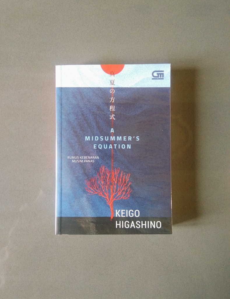 Nomu_cimcim's tweet photo. •°🌞 Utas Baca 🌞°•
_____________________

📚 Judul: A Midsummer's Equation
🖋 Penulis: Keigo Higashino
🖊️ Penerjemah: Faira Ammadea
🏠 Penerbit: Gramedia Pustaka Utama
📖 Total: 440 halaman

Host by @yourboobuddy
#DecemberReadathon https://t.co/f57oulLThU