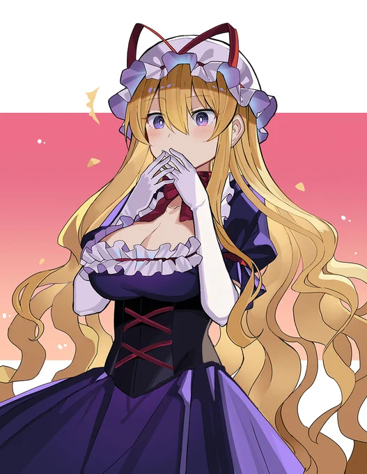 はっとする紫 #東方project 