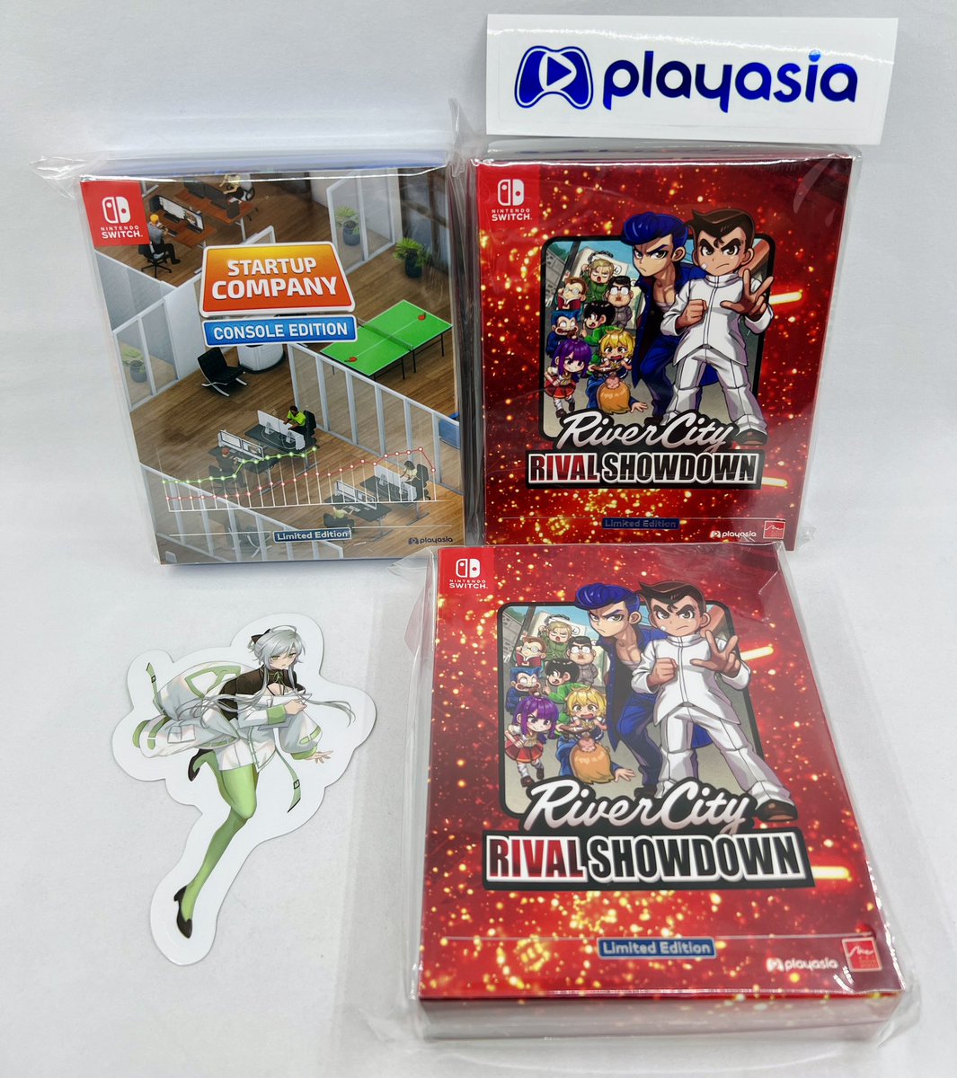 HudoEntropy's tweet photo. One more Beat 'em up from @playasia 

- Startup Company 
- River City: Rival Showdown 
878-879 #SwitchCorps https://t.co/VoISr82qug