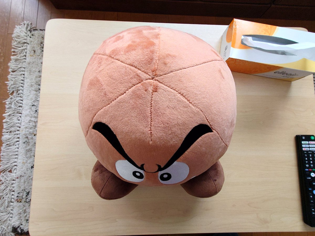 naoraora's tweet photo. クリボーが想像以上に可愛くて、上に座るのが可哀想に思え、使うかどうか悩む。。。 https://t.co/fVCSIN2LuG