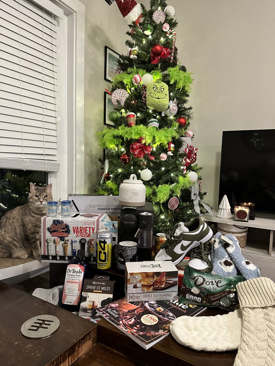 Needed to keep the Grinch theme going by opening everything early :)