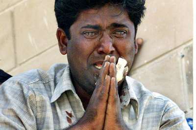 gauravsabnis's tweet image. Modism&apos;s defining image is a common innocent Indian breaking down in public and crying.