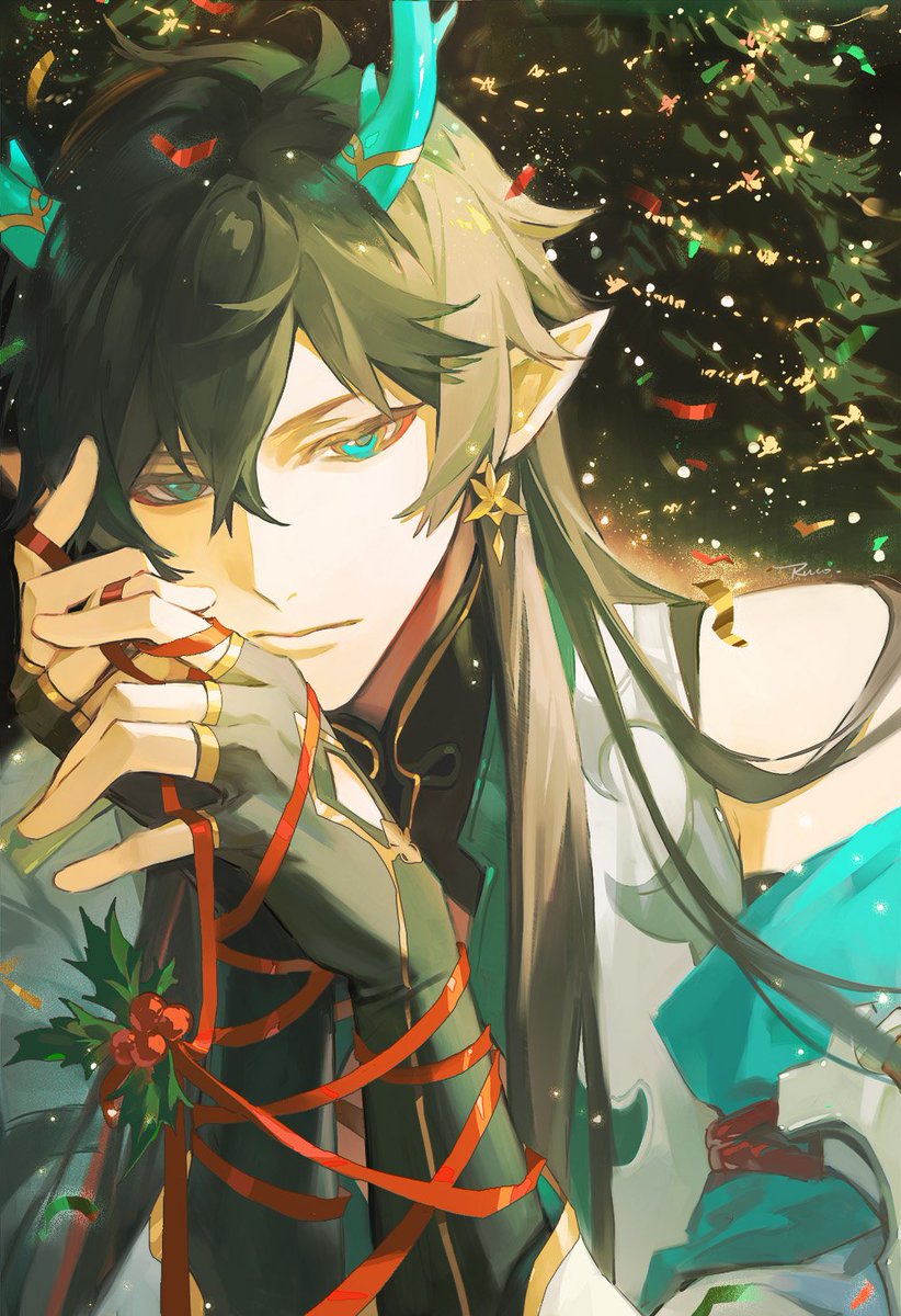 mochaqiaokeli's tweet image. make a wish🎄
#崩坏星穹铁道  #HonkaiStaiRail
#银枝#饮月#景元#刃