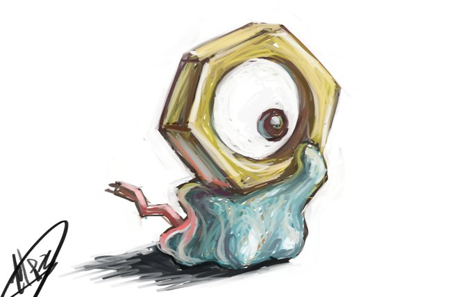 「one-eyed pokemon (creature)」 illustration images(Latest)
