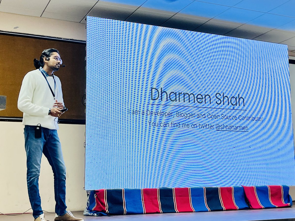 Google Developers Group Surat #GDGSurat (@gdg_surat) on Twitter photo Embark on a voyage into the web wonderland with <a href="/sshdharmen/">Dharmen Shah</a> ! ✨ Unleashing the magic of Angular, he's not just talking tech; he's crafting an odyssey of code, creativity, and the pursuit of the BEST user experience!
#DevFestSurat23 #GDGSurat Embark on a voyage into the web wonderland with <a href="/sshdharmen/">Dharmen Shah</a> ! ✨ Unleashing the magic of Angular, he's not just talking tech; he's crafting an odyssey of code, creativity, and the pursuit of the BEST user experience!
#DevFestSurat23 #GDGSurat