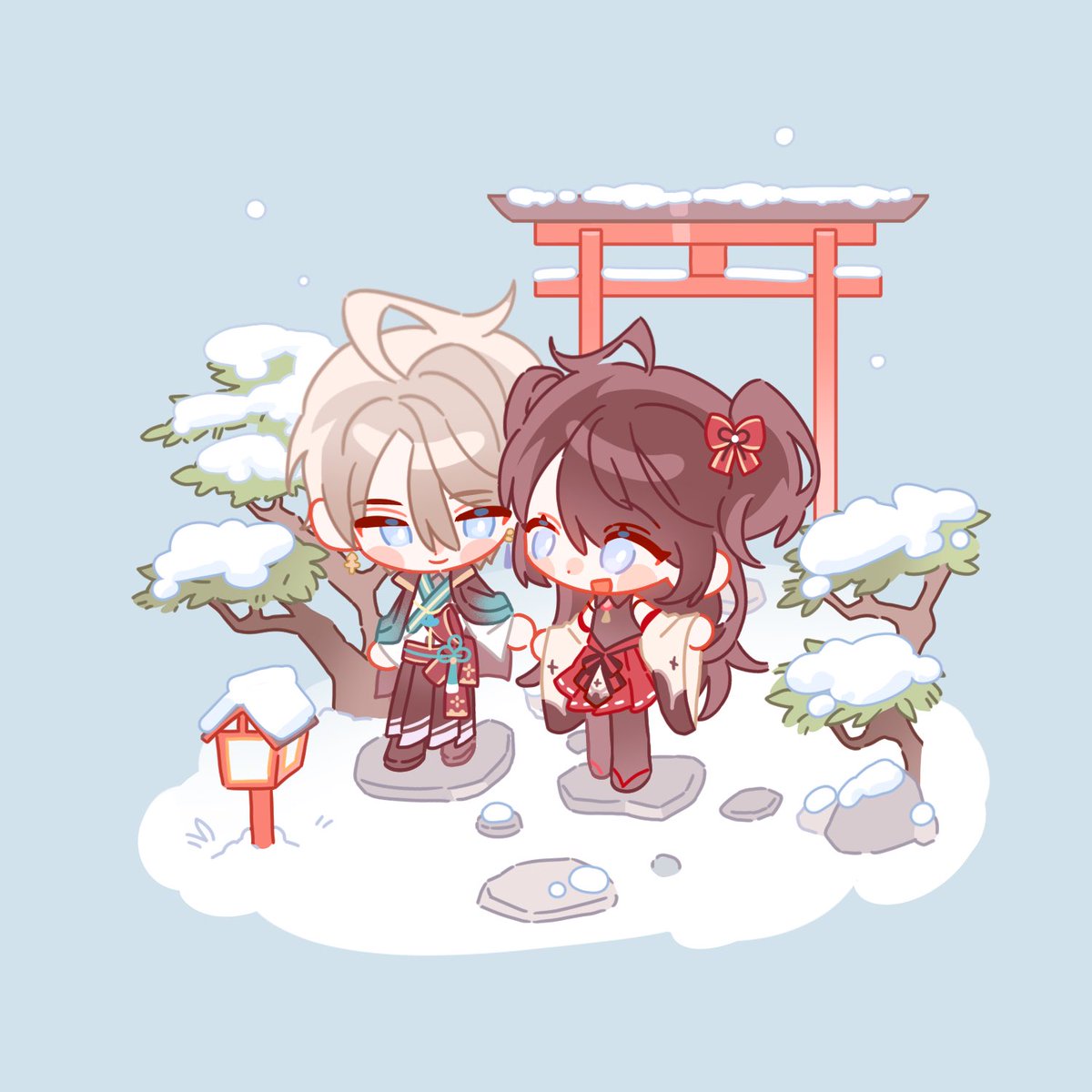 #커미션 
[RT❤️]
RT 추첨 한 분 무료로 작업해드립니다~

⛩️신년 신사 나들이⛩️
 SD 페어 고정틀 무슬롯제 커미션

2인 30000

> 안내 cmsyeon.tistory.com/m/4
> 신청 / 문의 open.kakao.com/o/slLY0yZf