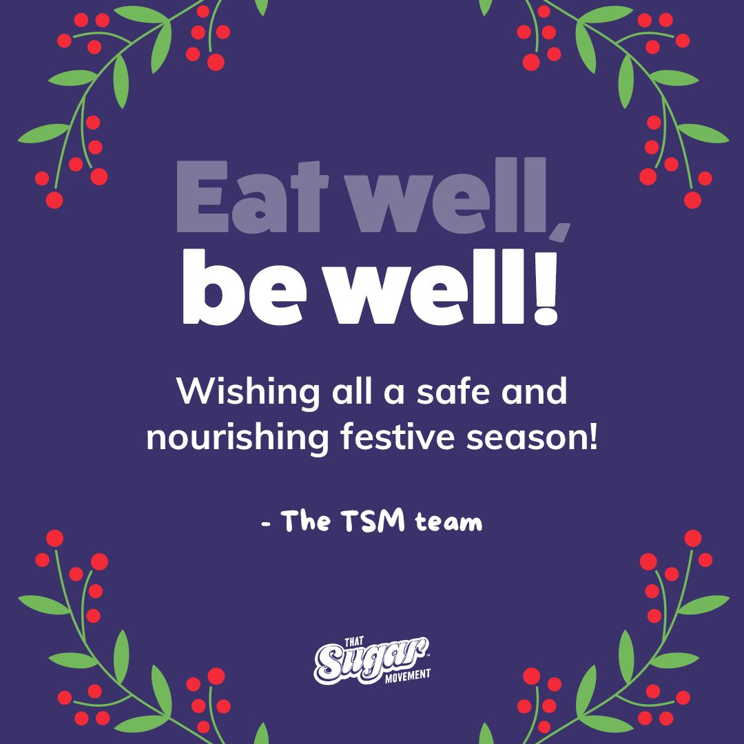 We are so grateful for the TSM community!

As we near the end of 2022, the team here at TSM wishes each of you a happy holiday period, and thank you for your continued support and for helping spread the word on all things sugar, nutrition and health 🙏 💜 😊