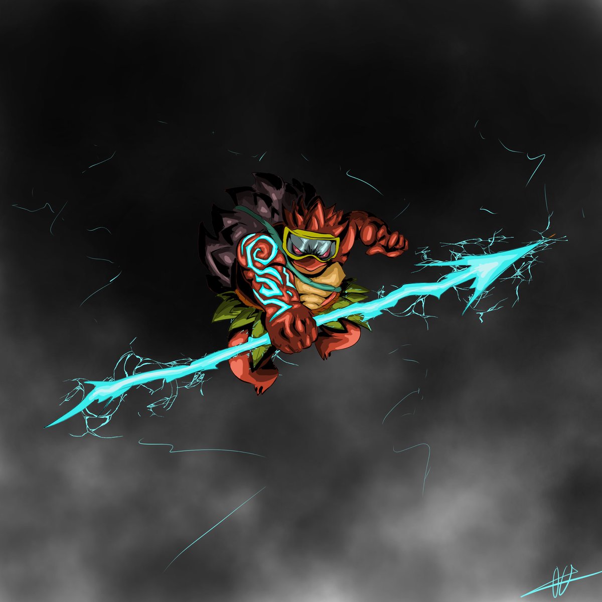 0DESTRA's tweet photo. colorinh is so weird man. ill figure it out eventually #art #ArtistOnTwitter #qiansui #gunfirereborn #fanart https://t.co/mxTktd9edr
