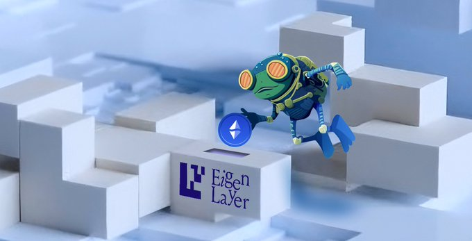 FaroTrading's tweet photo. Jingle bell time is a Swell time! ❄️💙

Mint $swETH then restake on @eigencloud for pearls and points. 

🔹60 pearls for both mint and restake
🔹Ongoing restaking pearls 
🔹EigenLayer points 
🔹ETH staking rewards

EigenLayer caps are still open, but will close soon, anon. 🐸⚪️ https://t.co/DCaG93Zc1N