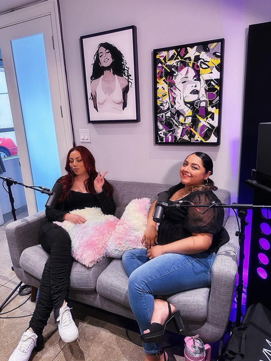 GrlSnd's tweet photo. Shooting Day 🎥💜 #grlsnd #podcast https://t.co/8LGJH4EMYd