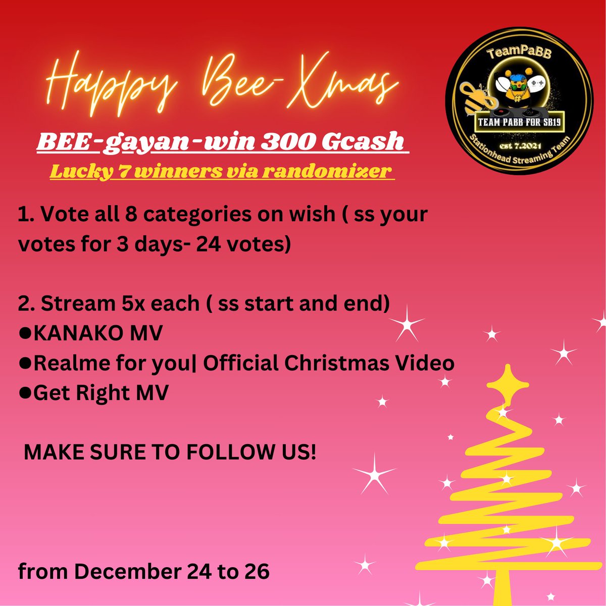 TeamPaBB's tweet photo. 'Tis the season of giving and celebrations 🎉

Tita Bee is back for our Yearly Tradition of BEEGAYAN! 🥳🐝 This year is all about hitting the goals and milestones for our beloved MAHALIMA 💙

PS. Happy Monthsary Lovely and Busy Bees🫶✨️

@SB19Official #SB19 
#TeamPaBB
#BEEgayan https://t.co/i3s2u05aBA