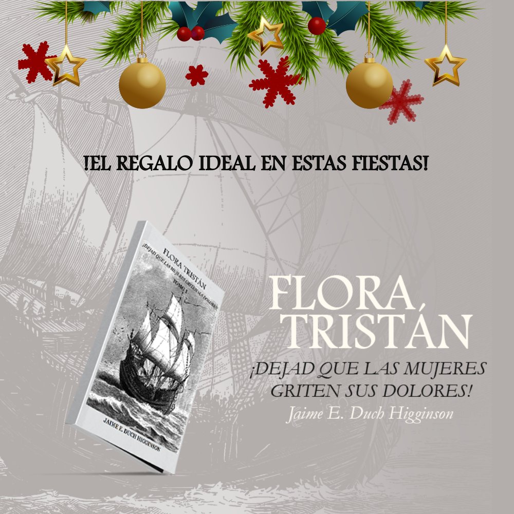 libfloratristan's tweet image. 🎁✨ Este año, regala más que un libro: regala una ventana a la historia con  "Flora Tristán ¡Dejad que las mujeres griten sus dolores!" de Jaime E. Duch Higginson. 📖🌹 

🎄📘El mejor regalo en esta Navidad! 🛍
linktr.ee/librofloratris…

#LibroFloraTristan #Navidad20232 #CompraYa