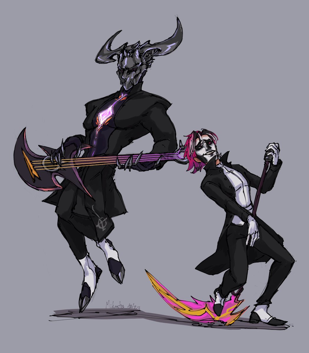 Mikastis's tweet photo. Theyre big Ghost fans 🥺 #kayn #rhaast #rhaayn https://t.co/eWTGzSkLBJ
