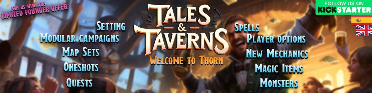 Gente, tenéis ya "Víspera de esperanza", mi primer manual de DnD ¡Con temática navideña para estas fechas! En Patreon para miembros, donde además puedes encontrar mucho contenido extra de forma gratuita #dnd5e #dnd #dungeonsanddragons 🐭
goo.su/UziRI