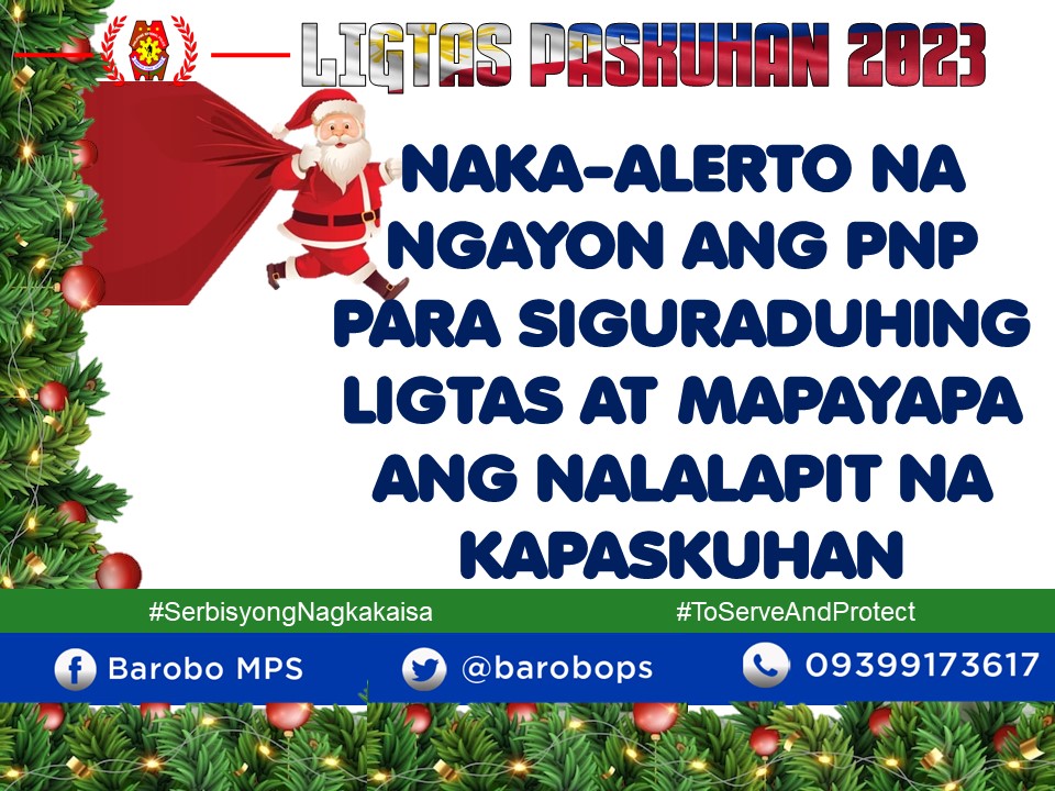 barobops's tweet photo. #SerbisyongNagkakaisa #WeServeandProtect #SafeCaraga https://t.co/6GGoUm9Vw3