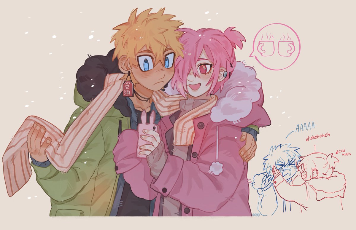 octo__pie's tweet image. I offer you more Mitsukou in these trying times