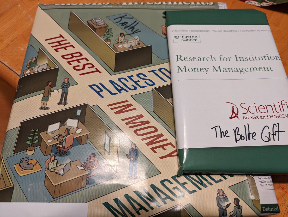 AndrewZumwalt's tweet photo. When you're done reading @pensionsnews, it makes great wrapping paper. https://t.co/HnodBpyrbF