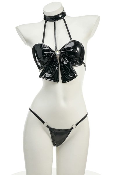 I just received Sexy Lingerie Set Shiny Halter Lace-up Bowknot Shaped Bra and Panty from themacholuis<a href="/tag/throne"class="tags"><span>#throne</span></a><a href="/tag/wishlist"class="tags"><span>#wishlist</span></a>