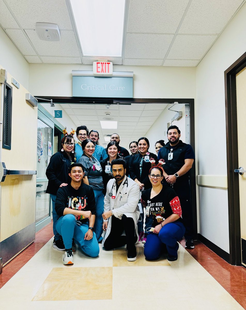 MDEthos's tweet photo. Alone, we can do so little; together, we can do so much.

Best team ever!

I am blessed to have amazing colleagues at my hospital.

Happy Holidays 🎄  

#criticalcaremedicine #amazingteam https://t.co/Vd7gUYHQI1