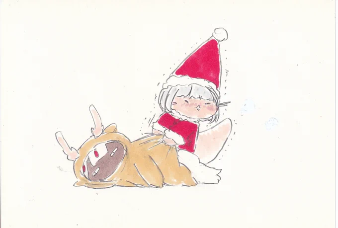 クリスマスが始まっちゃうよぉ。#イラスト #メイドインアビス 
