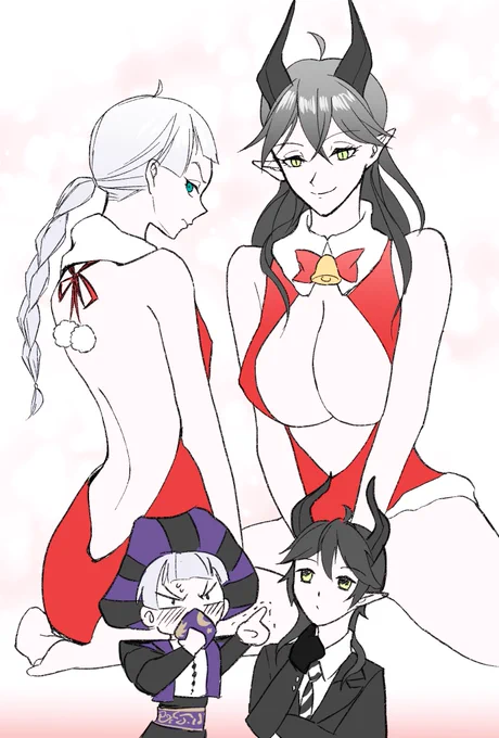1136日目、3時間半描きました!DTを殺してくれるサンタさん的な 