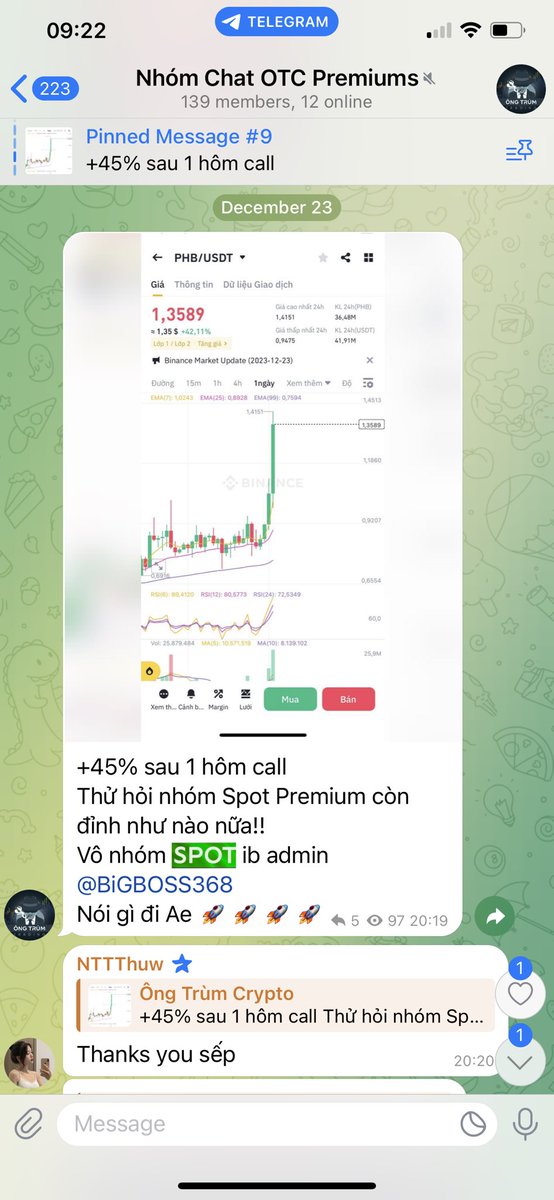 Linhan1267743's tweet photo. Sau 1 ngày call kèo spot cho mọi người đã ăn được 45% từ con PHB😱
👉 https://t.co/oQqJTpUfLH
#Binance #Bitcoin #BITCOIN #BTC #ByBit #BybitTrading #CopyTrading #Crypto #Futuretrading https://t.co/pXHAmOHqq9