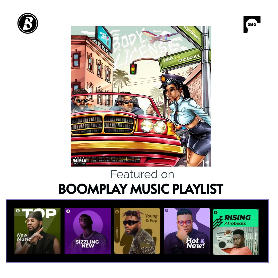 GuruvibesMusic's tweet photo. Discover Body License on @boomplaymusic different playlists listen & add to your music library. Thank you @boomplaynigeria for the support.
#guruvibesmusicgroup #bodylicense #boomplaymusic #boomplaymusicng #boomplayplaylist #xb0xmusic #xb0xplaylist #cozzicole #afrobeats https://t.co/AYL6Li6jVZ