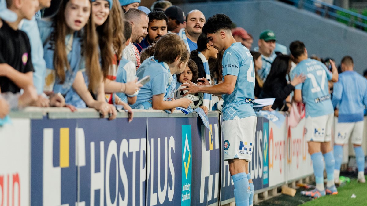 Thanks to all the City fans who came out to support us at last night's #MelbDerby doubleheader 🩵

👇 Be there when we face Brisbane on Thursday!

🎟️ melbc.it/tickets