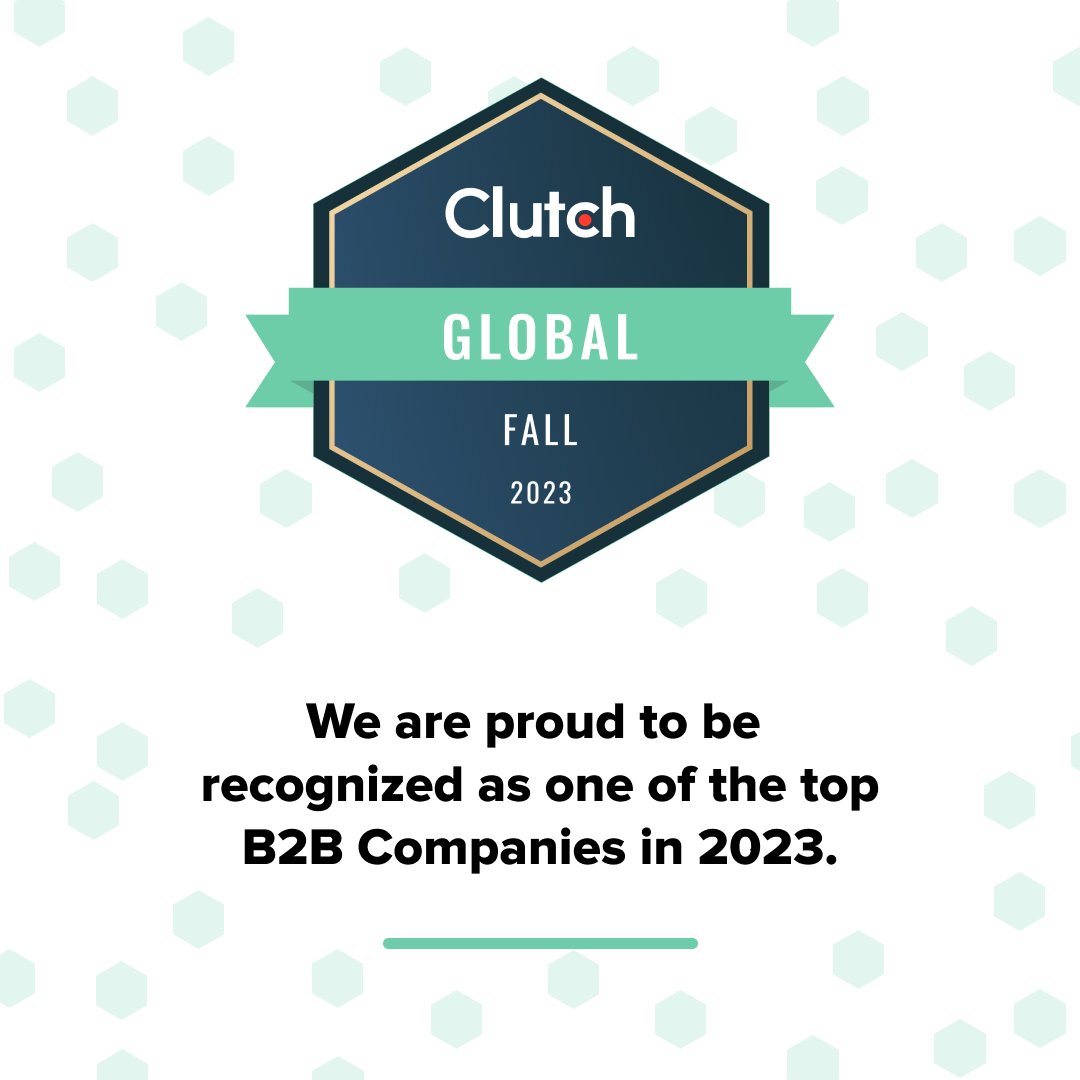 SmartSitesNJ's tweet image. 🎉 Cheers to our incredible team at SmartSites for being recognized as a @clutch_co Global Award winner! This accolade reflects our dedication to delivering top-tier services and solutions on a global stage. Here's to even greater achievements ahead!

#ClutchGlobal