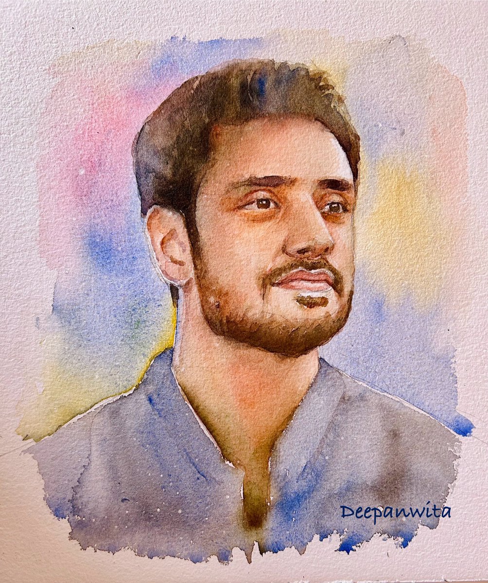 DPaulghosh86531's tweet image. HBD ADNAN ABBAS KHAN

Here’s to wishing our rockstar a very happy birthday 🥳..may god give him good health and prosperity ❤️❤️ 

Tried to paint this beautiful soul #watercolour #portrait 
#KathaAnkahee