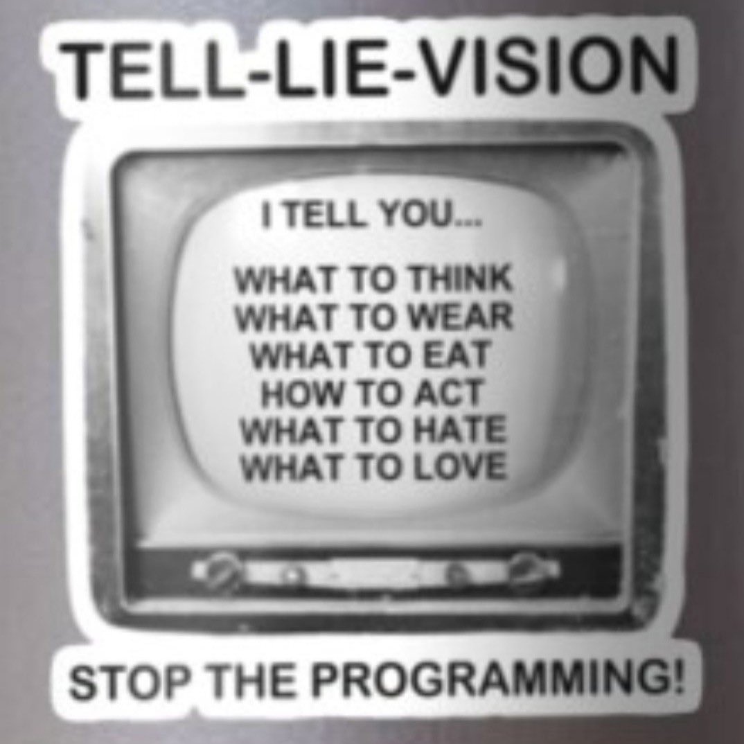OlyaMarynets's tweet image. I don’t watch TV and never will 
#tv #massprogramming