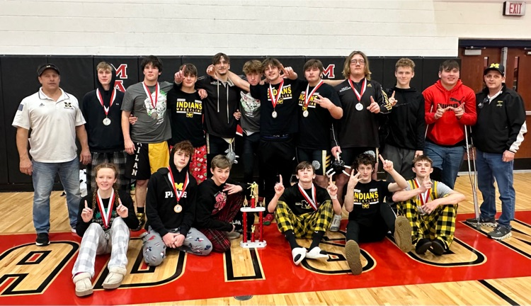 MilanSchoolCorp's tweet photo. Milan Wrestlers WON the Mohawk Invitational at Madison, Ohio today. Matthew Baylor, Kaleb Wilburn, Cameron Gilb and Zane Richardson all took home first place. Many other wrestlers also did a great job and placed. We are proud of your accomplishments! #weRmilan https://t.co/18sL5QFnxI