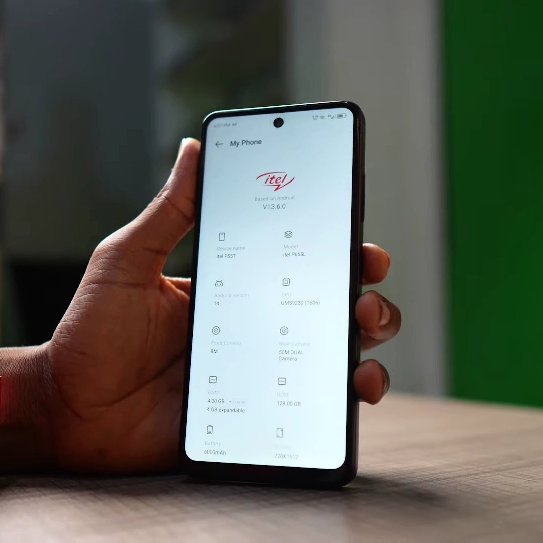 tmktechfamily's tweet photo. - 📱 **Itel P55T:**
- ⚡ 6000mAh battery
- 🚀 18W charging
- 📸 50MP
-⌛UNISOC 1606
- 🔄 90Hz 6.6" Punch-hole
- 🤖 Android™ 14 (Go Edition)
- 🔒Side M fingerprint
- 📏 163.8x75.6x9.2mm
-👛 Price: 102,000 NGN~$112~ ₹9,396.72
#ItelP55T
#Android14GO #P55T https://t.co/oRQcOWzLg0
